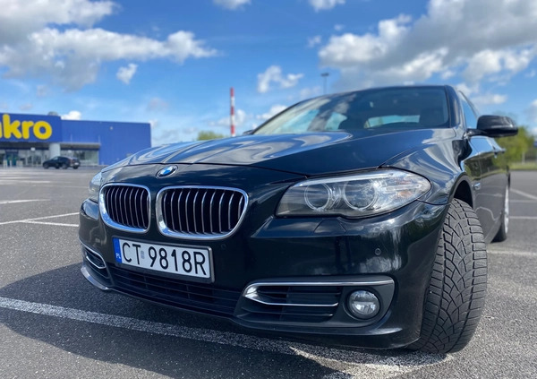 BMW Seria 5 cena 63500 przebieg: 260000, rok produkcji 2014 z Toruń małe 67